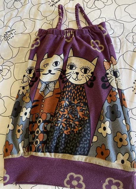 Elastické šaty - tunika s potlačou v. 116, 116