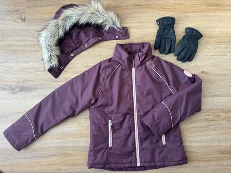 Zimná vetrovka málo nosená výborny stav, h&m,158
