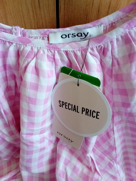 Kockovaná blúzka, orsay,46