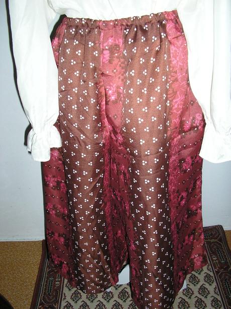 985. nohavicová sukňa, xl