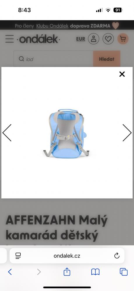 Detský batoh affenzahn, 