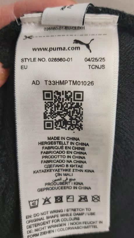 Čiapka pánska čierna zn. puma, 