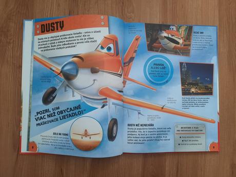 Kniha disney "lietadlá", 