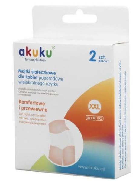 Akuku popôrodné sieťkované nohavičky xxl, 2ks,