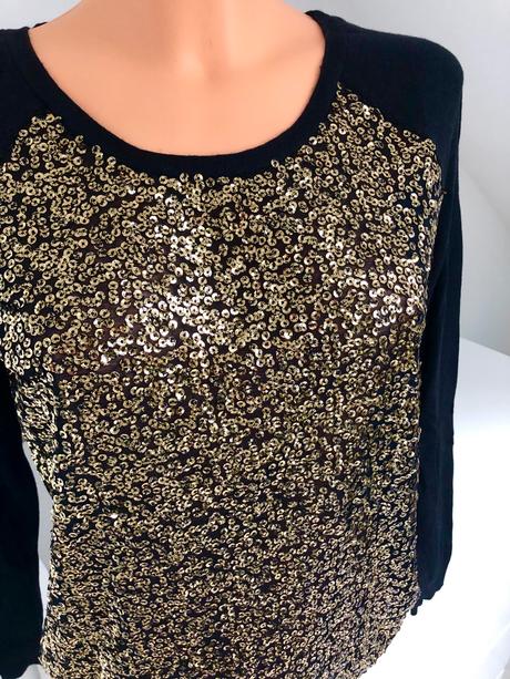 Pulover s flitrami, reserved,s