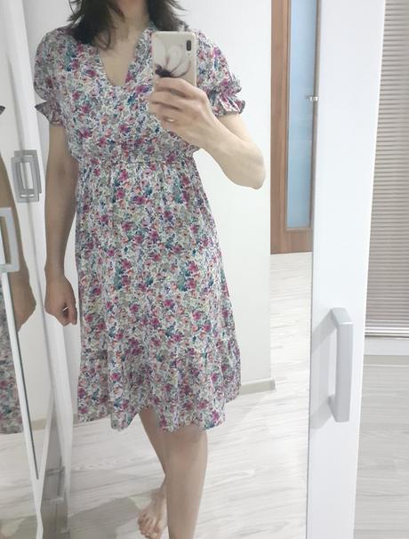 Letne kvetovane saty, s