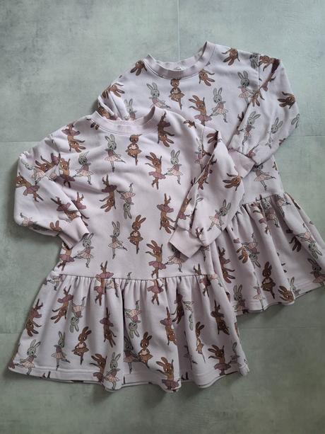 Zajkové šaty, h&m,116