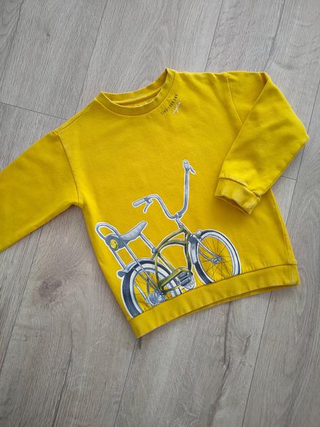 Chlapčenská žltá mikina bicykel mayoral, veľ. 122, mayoral,122