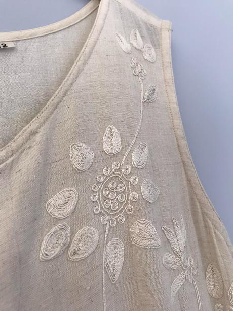 Luxusné ľanové šaty, l