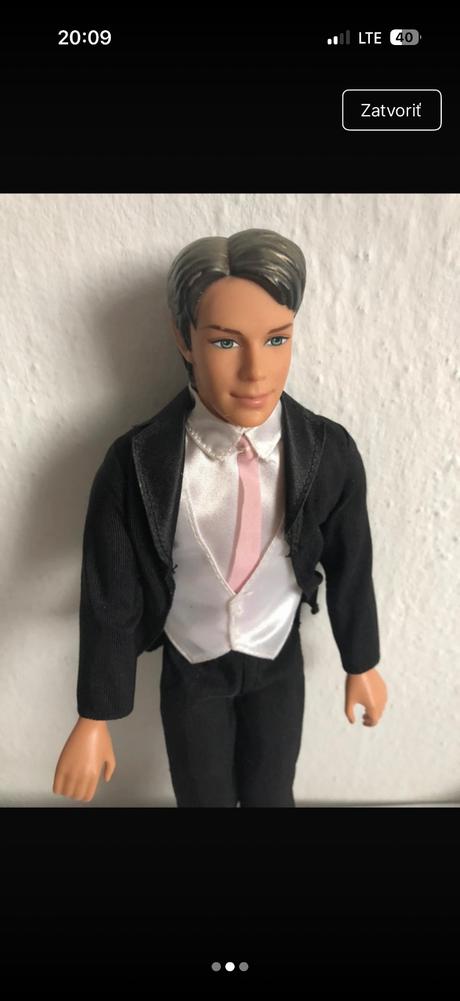 Zenich svadobny ken od barbie vintage, 
