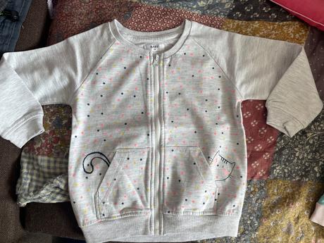 Bavlnena mikinka s hviezdičkami, baby,86