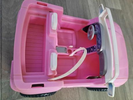 Barbie jeep ružové auto, 