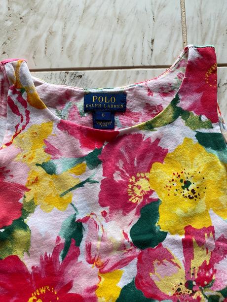 Dievčenske letné tričko ralph lauren, ralph lauren,128