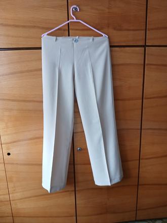 Dámske nohavice s vysokým pásom., s