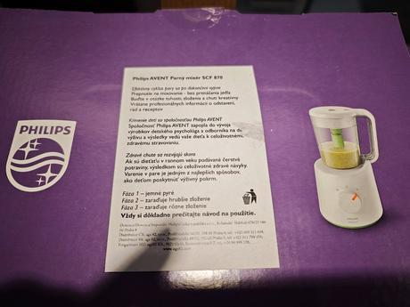 Avent philips parný mixér 2v1, avent