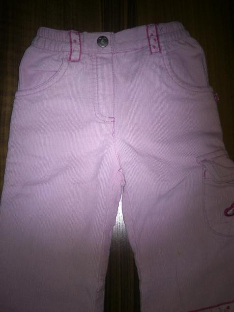 Dievcenske ružové menzestrove nohavice , kik,68