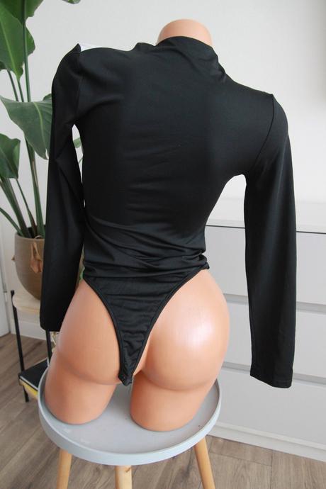 Čierno biely body top, s, s