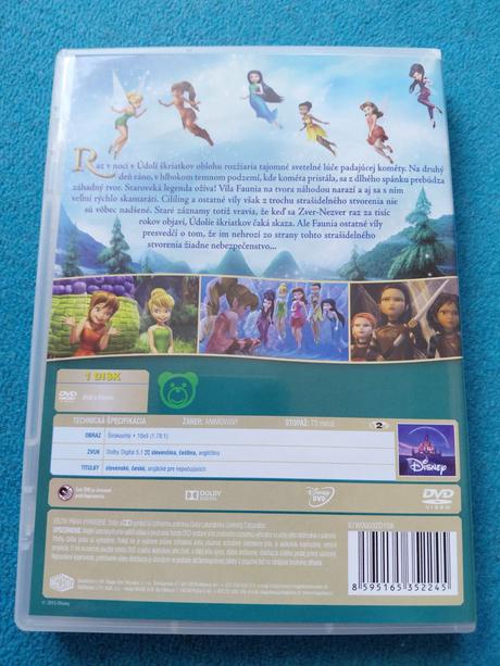Dvd disney-cililing zver-nezver, 