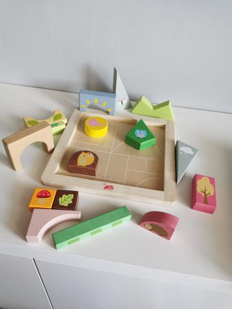 Skladačka lesík, puzzle zn. le toy van,