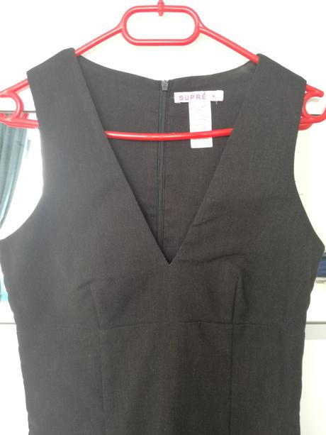 Mini cierne saty, xs