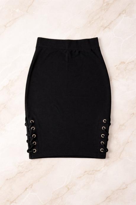 Puzdrová sukňa s rozparkami, amisu,xs