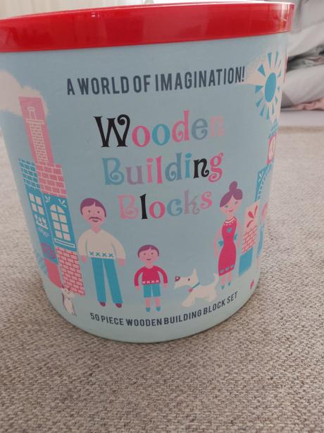 Detské drevené kocky,