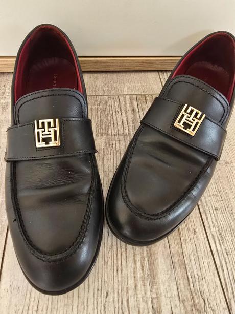 Kožene topanky tommy hilfiger, tommy hilfiger,39
