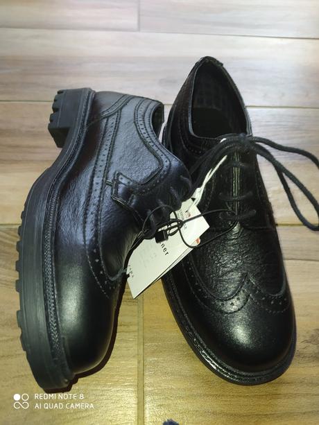 Kožené topánky, zara,33