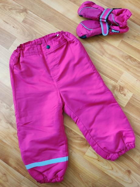 Výbava pre dievčatko do snehu, c&a,92