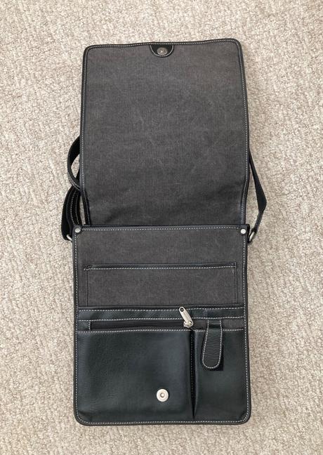 Pánska príručná taška na rameno hexagona,