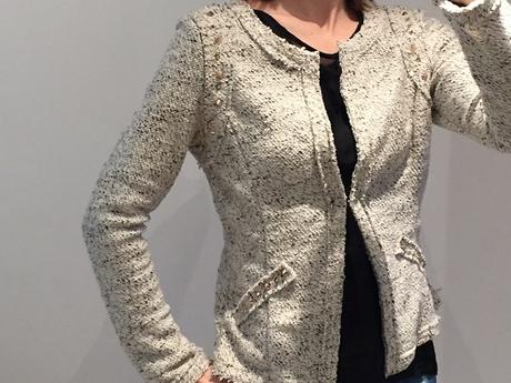 Melírovaný blazer/ sako, s