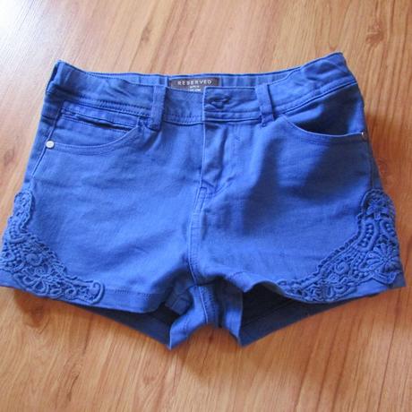 Šortky s čipkou, reserved,140