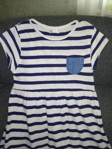 Letné pásikavé šaty, pepco,128