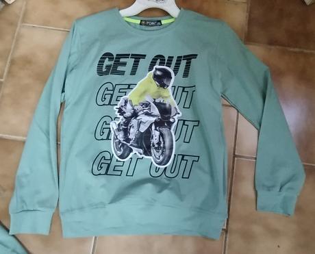 Detské tričko get out s motorkou, 110 - 176