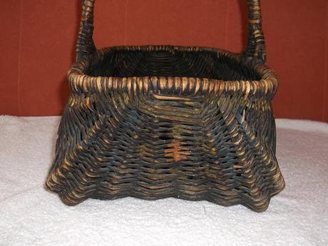 Retro prútený košík, 