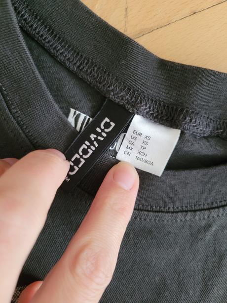 Tričko kurt cobain, h&m,xs