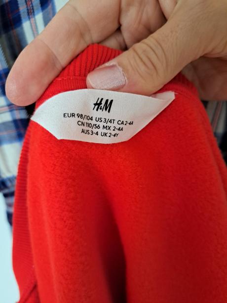Teplákový sveter h&m 98/104, h&m,98