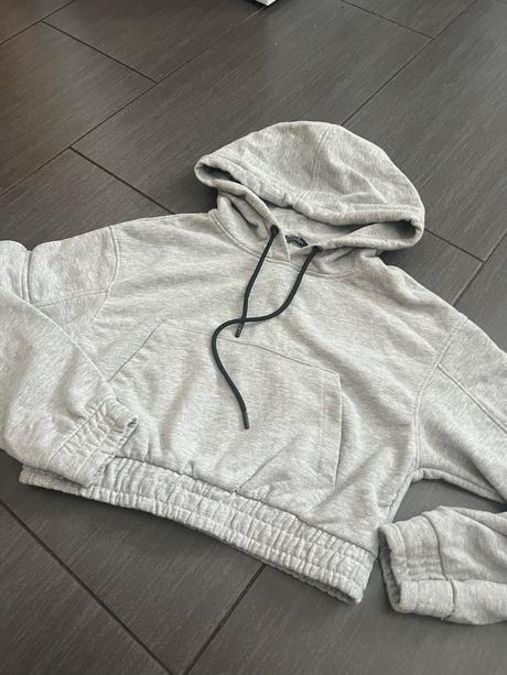 Crop top mikina, bershka,m