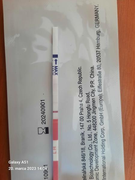 Ovulačný test - neskoro som testovala