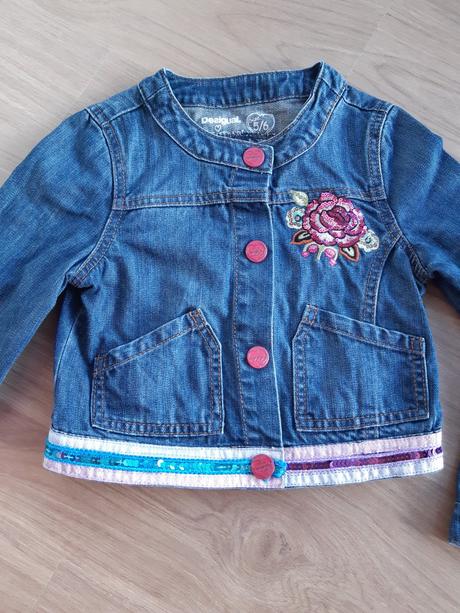 Rifľová bundička desigual, desigual,122