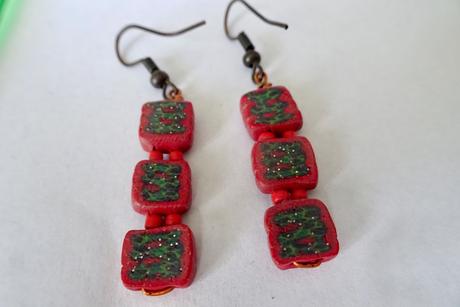 Náušnice červené, 