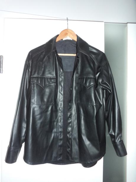 Koženková košela, bershka,xs