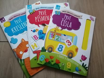 Moja zábavná cvičebnica prvé písmená, čísla, kresl,
