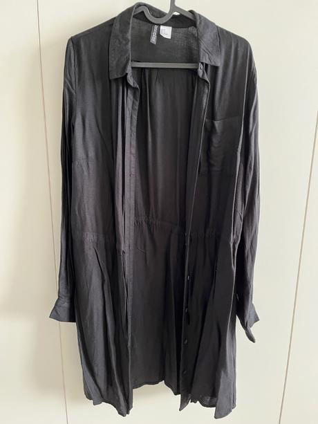 Košeľové viskózové šaty, h&m,m