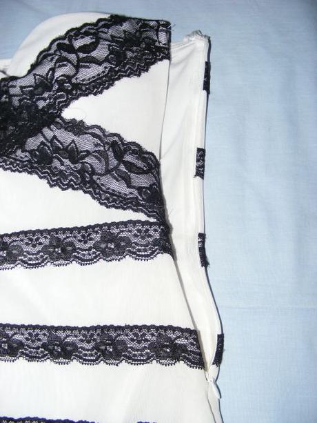 Bielo-čierne púzdrové šaty zn. tally weijl, tally weijl,xs