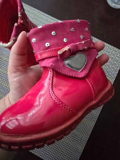 3x ružové čižmičky, 21