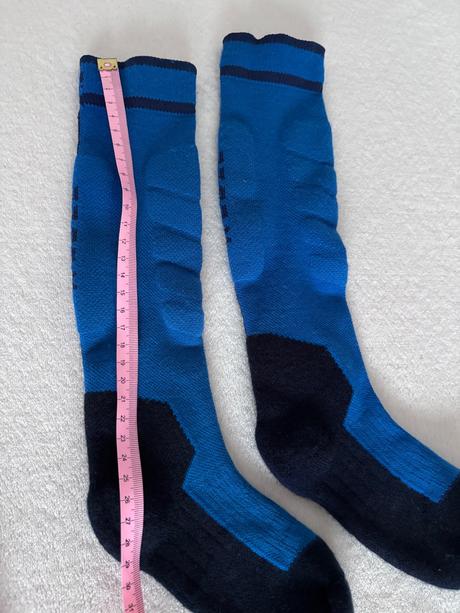 Detské lyžiarske ponožky 100 modré, wedze,31