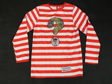 Detektív tričko where's wally na 7-8 r. a,