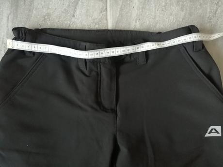 Softshell čierne kraťase alpinepro, v36, alpine pro,36