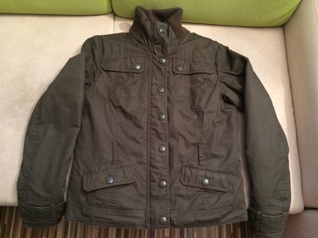 Prechodná podšitá bunda, mango,xl